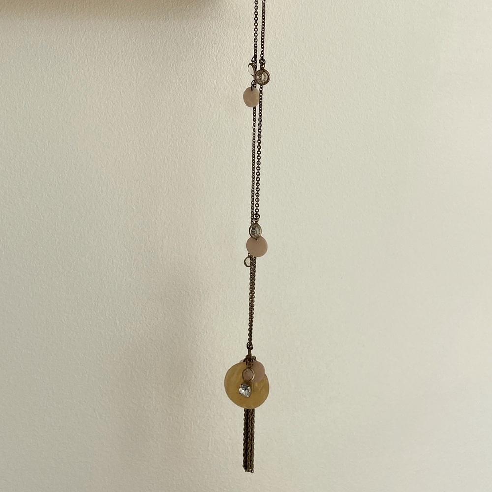 Loft Long Fashion Necklace with Charms